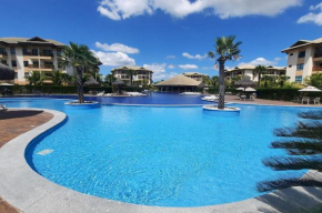 STUDIO SUPERIOR, 4 pessoas, Vista Jardim Lateral MAR, Pé na Areia, Ar condicionado, Cozinha COMPLETA, Wi-Fi, Condomínio com JACUZZI, Academia, Sauna - VG Sun Cumbuco